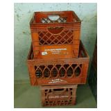 2- Allen Dairy Crates, 1- Prairie Farms Crate