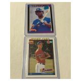 1989 Don Russ & 1991 Topps Rookies Baseball Cards