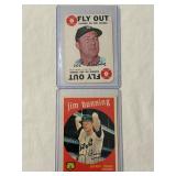 1959 Jim Bunning & 1968 Topps Game Al Kaline