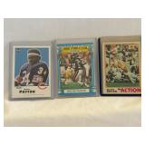 (3) Walter Payton Football Cards
