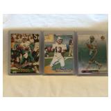 (3) Dan Marino Football Cards
