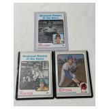 (3) 1973 Topps Baseball Cards -