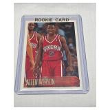 1996 Topps Rookie Allen Iverson Rookie