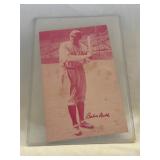 1980 Exhibit Hall of Fame Red Babe Ruth Baseball
