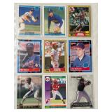 (9) Baseball Rookies Cards