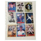 (9) Baseball Rookies Cards