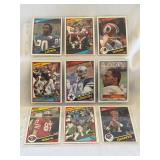 (9) 1984 Football Stars Cards