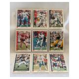 (17) Score Football Quarter Back Stars Cards
