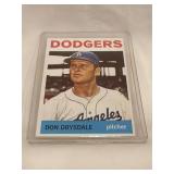 1964 Topps Don Drysdale Baseball Card