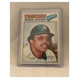 1977 Topps Reggie Jackson Baseball Card