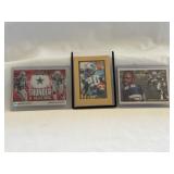 (3) Football Insert Cards