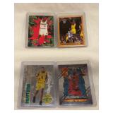 (4) Chris Webber w/2 Rookies Basketball Cards