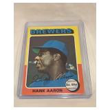 1975 Topps Hank Aaron Baseball Card