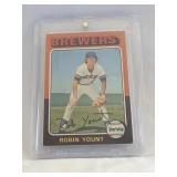 1975 Topps Rookie Robin Yount Baseball Card