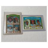 (2) 1972 Topps Baseball Cards