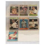 (7) 1964 Topps Baseball Cards