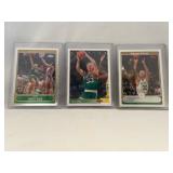 (3) Larry Bird Basketball Cards