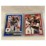 (2) Bo Jackson Football Cards