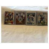 (4) Barry Sanders Football Cards