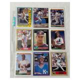 (9) Baseball Rookies Cards