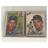 1954 Topps Cal Hogue & Johnny Antonelli