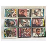 1984-1985 Topps Football Stars Cards