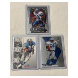 (3) Barry Sanders Football Cards
