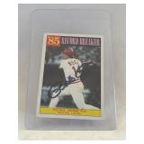 1986 Topps Autographed Pete Rose Baseball Card