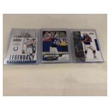 (3) Peyton Manning Football Cards
