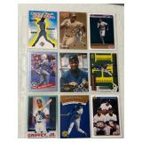 (9) Ken Griffey Jr. Baseball Cards