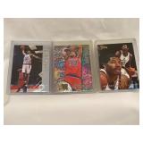 (3) Rasheed Wallace Rookie Basketball Cards