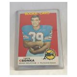 1969 Topps Larry Csonka Rookie Football Card