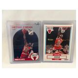 1990 Fleer & Hoops Michael Jordan Basketball Cards