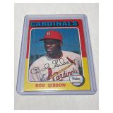 1975 Topps Bob Gibson Baseball Card