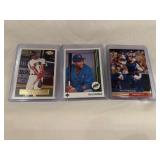 (3) Baseball Rookies Cards - Mike Piazza