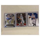 (3) Peyton Manning Football Cards