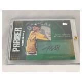 2013 Topps Jarrod Parker Autographed Rookie