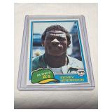 1981 Topps 2nd Year Rickey Henderson Baseball Card