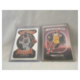 (2) LeBron James Insert Basketball Cards