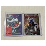 (2) Emmitt Smith Insert Football Cards
