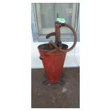 Aro brand 1920's hand pump lubster 29' tall