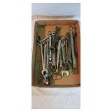Assortment of standard wrenches