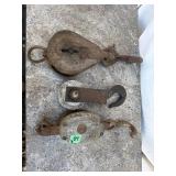 3- Pulleys Various Styles and Shapes