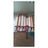 Wood rolling pin assortment
