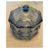 Indiana Glass Concord Blue Candy Dish 5'