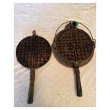 Cast Iron Waffle Maker No 8 with Base
