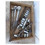 Craftsman 1/2' Drive Ratchet , Assorted Sockets
