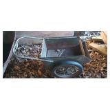 Metal yard cart 25' x 48' x 23'