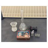 Pyrex 100ml Beaker , Wood Scottie Dog 3'