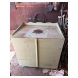 Painted Wood Cabinet 27'x35' x37'